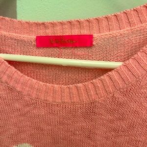 Lilly Pullitzer light pink sweater